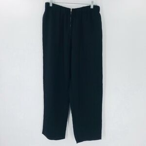 Forte Forte Straight Leg Cropped Trouser Pants Black Size 8